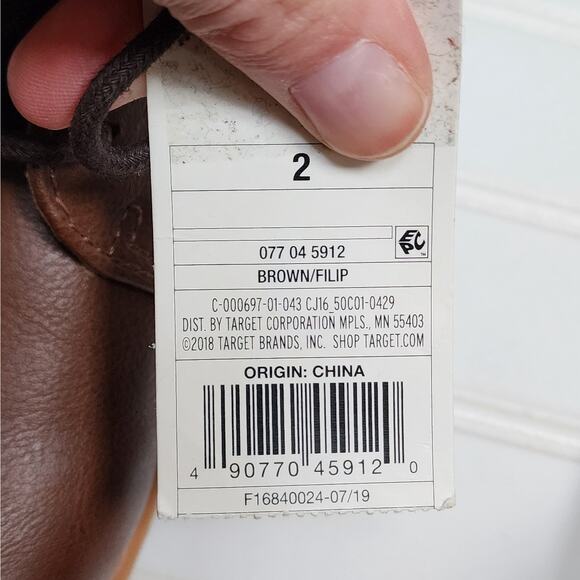 NWT Cat & Jack Filip Brown Chukka Boots - Picture 11 of 11